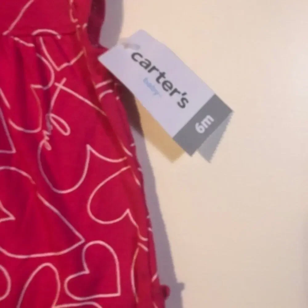 Carter's Heart Graphic One Piece Sz 6M